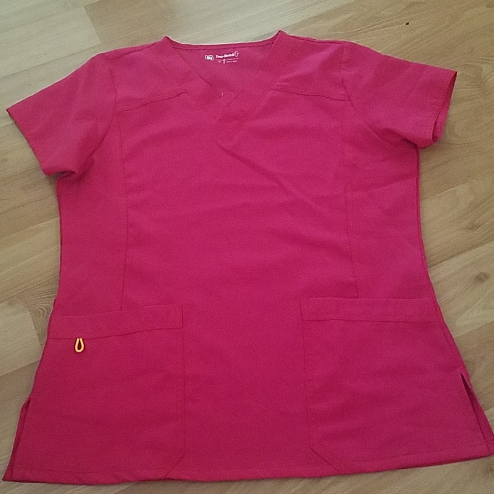 Hot pink Wink scrub top